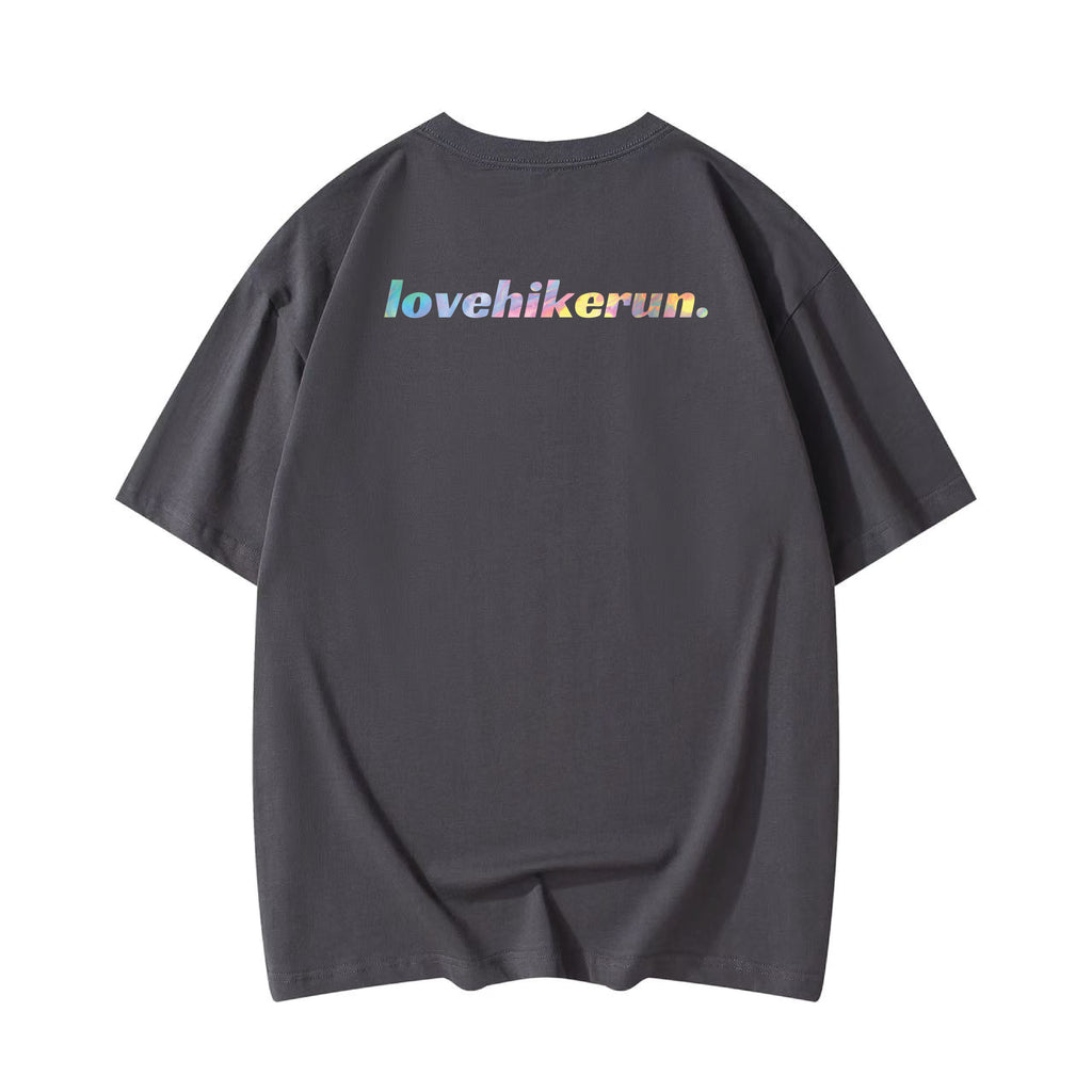 Recovery tee dark grey - Oversized