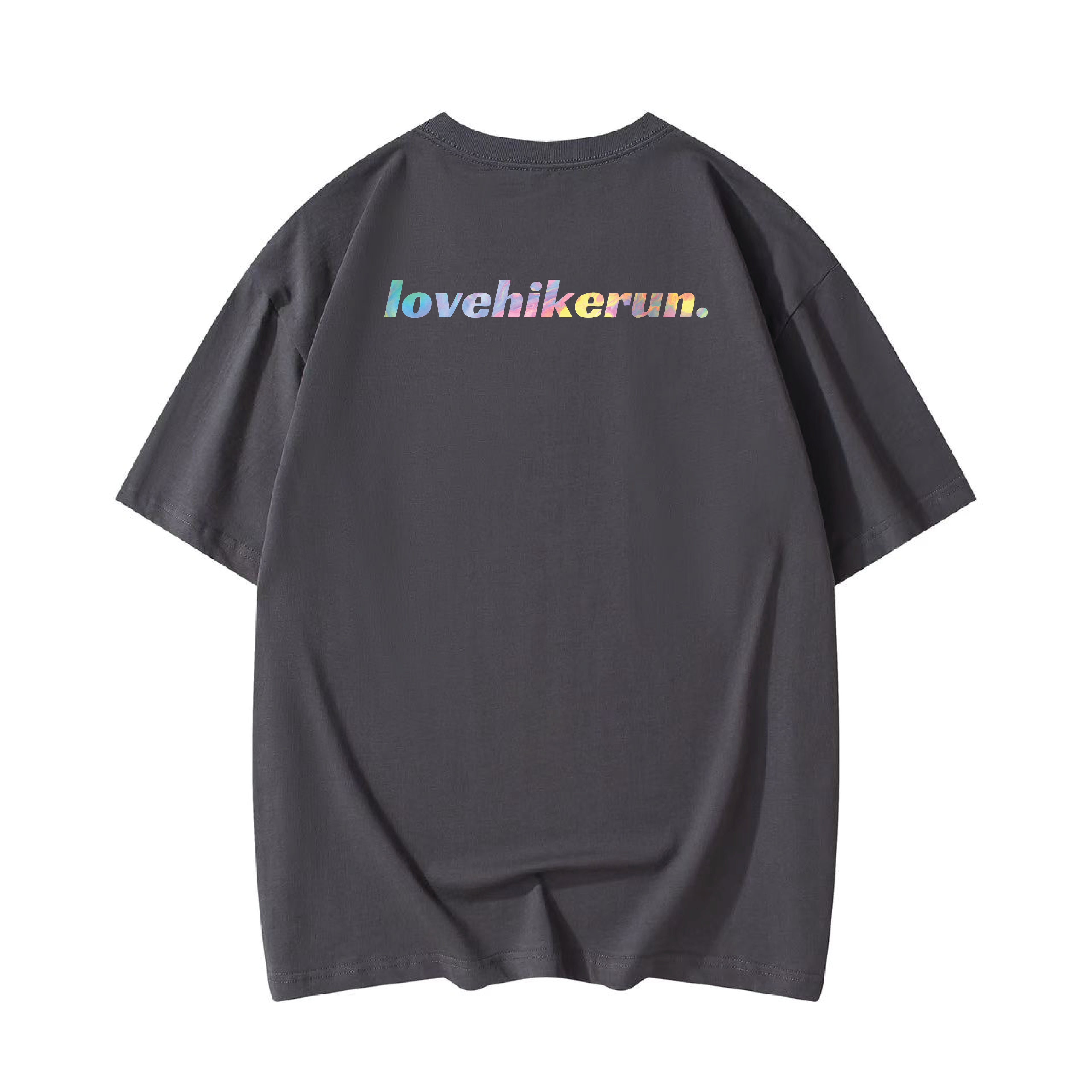 Recovery tee dark grey - Oversized