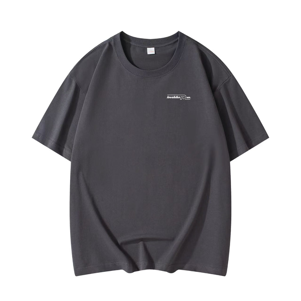 Recovery tee dark grey - Oversized